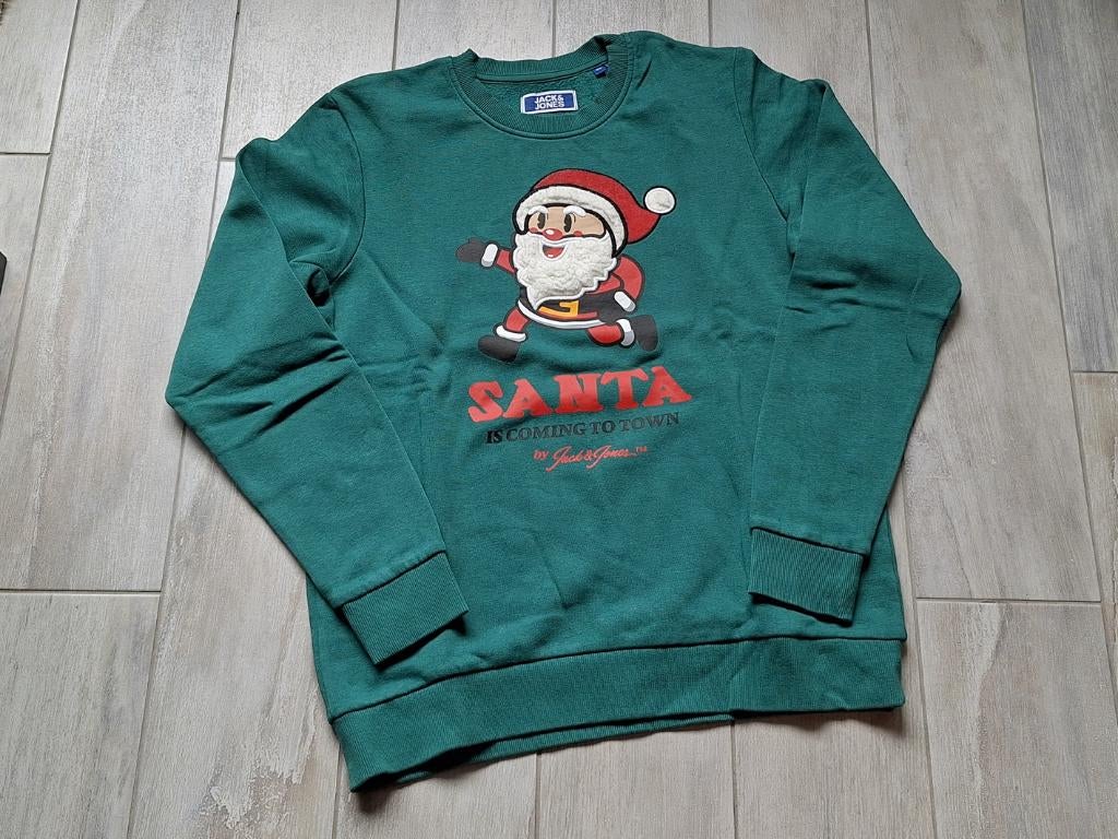 ★ M164 - Kerst trui Jack & Jones, Kinderen en Baby's, Kinderkleding | Maat 164, Trui of Vest, Ophalen of Verzenden, Zo goed als nieuw