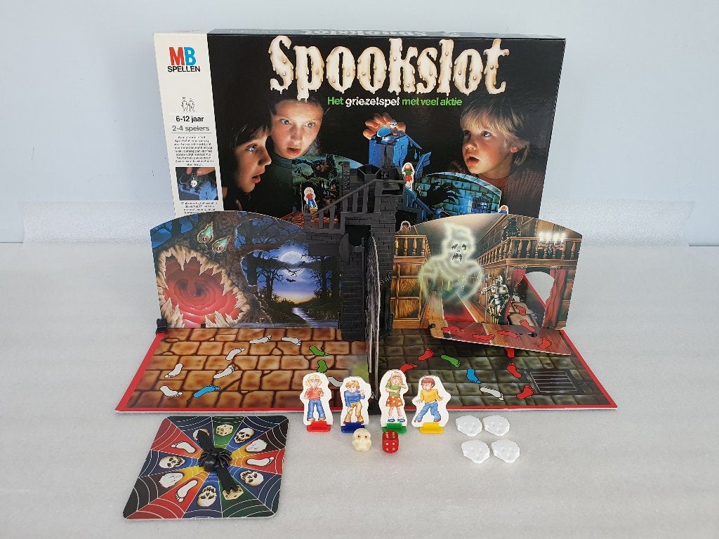 Gezelschapsspel Spookslot (MB, 1985), Hobby en Vrije tijd, Ophalen of Verzenden, Gebruikt, MB