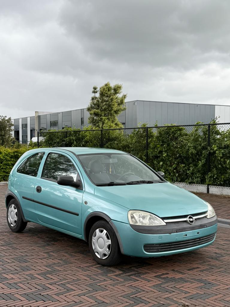 Opel corsa 1.2 benzine euro4 trekhaak + gekeurd vvk, Auto's, Voorwielaandrijving, Overige kleuren, Grijs, Particulier
