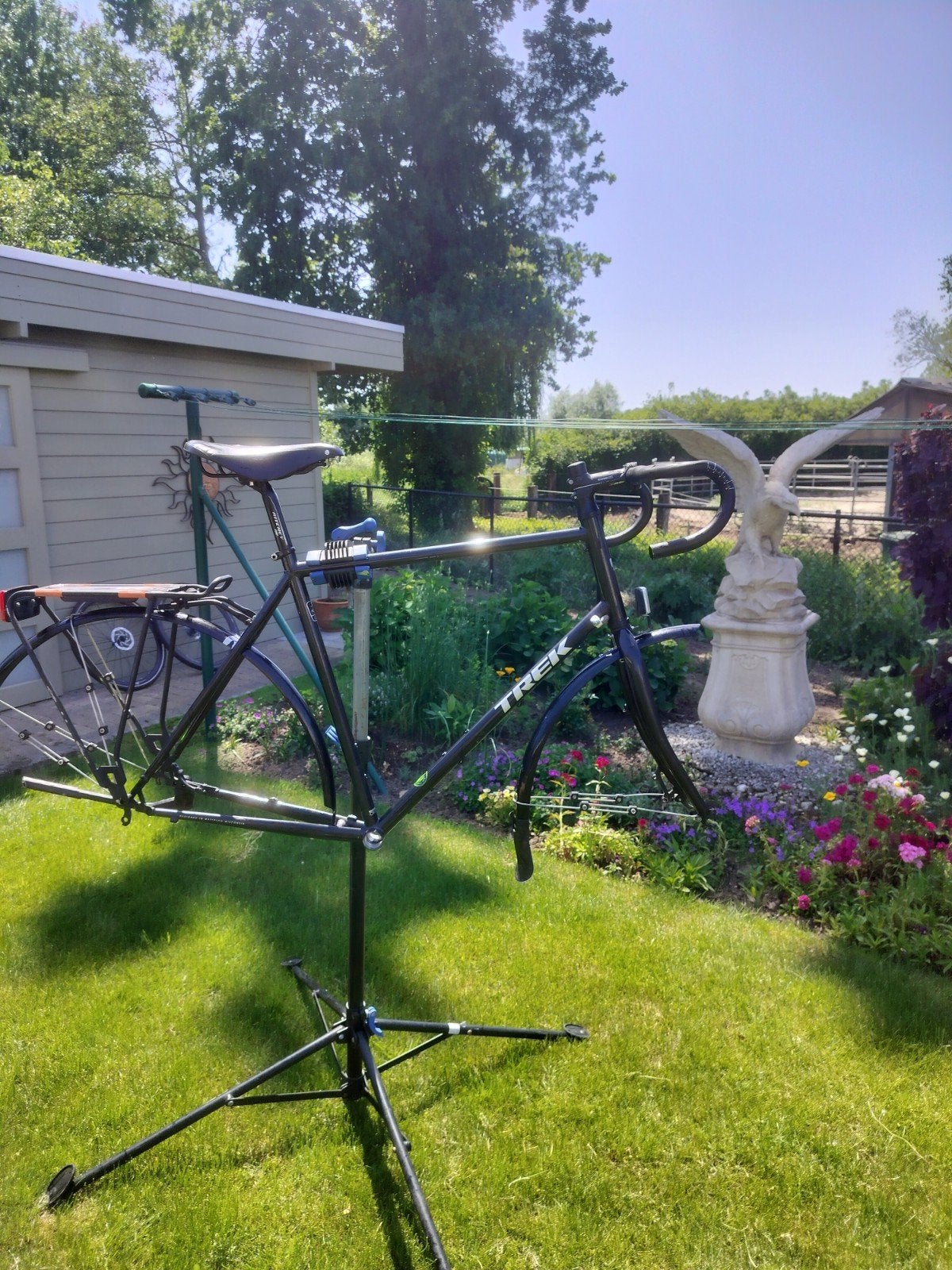 Trek 520 frameset, Brooks zadel Bontrager stuur, Ophalen