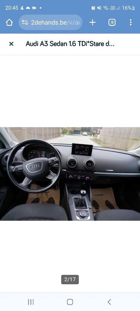 Audi A3, Auto's, Audi, Particulier, A3, ABS, Adaptive Cruise Control, Airbags, Airconditioning, Alarm, Bluetooth, Centrale vergrendeling