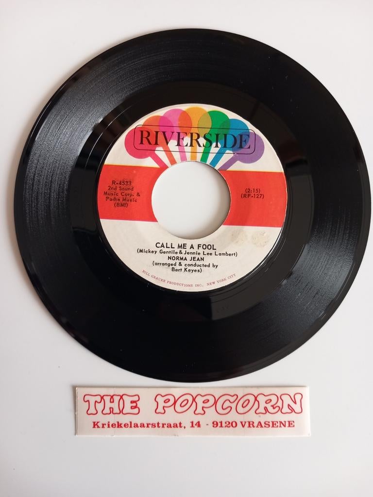 NORMALE JEANS. CALL ME A FOOL. 1962 USA 45T