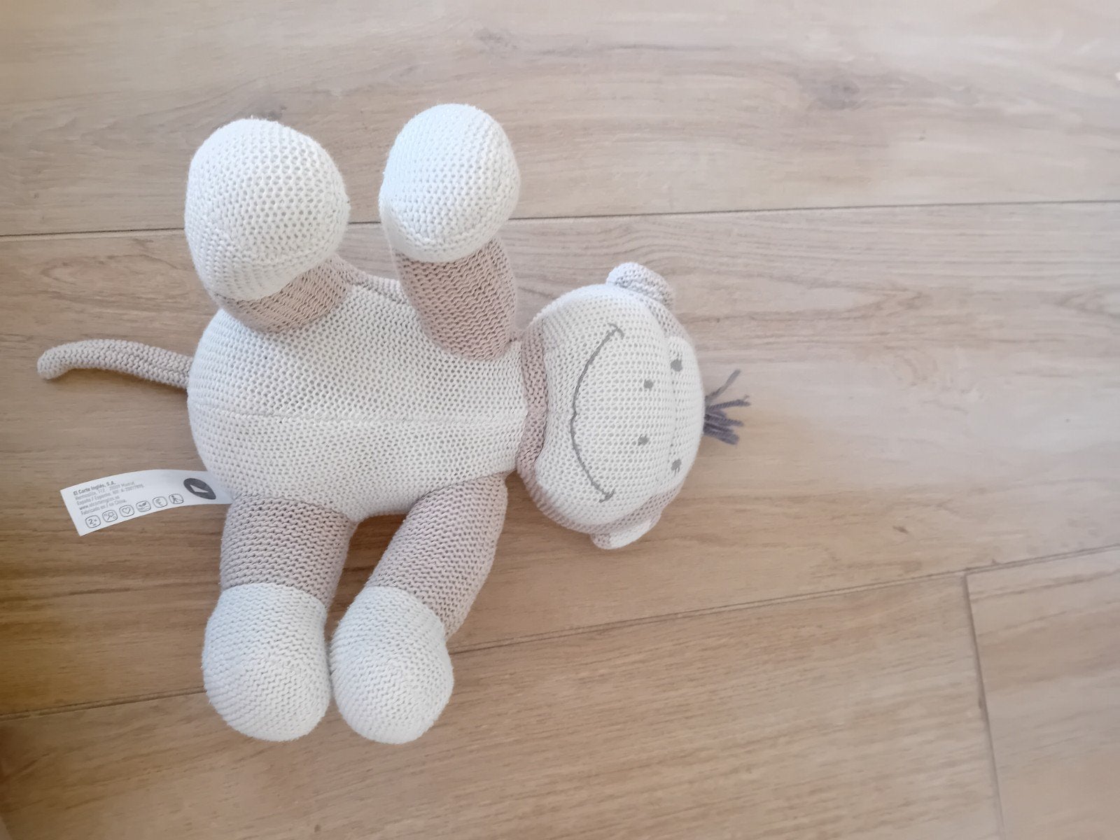 gehaakte knuffel aap, Neuf, Overige karakters, Autres marques, Moyen (20 à 80 cm)