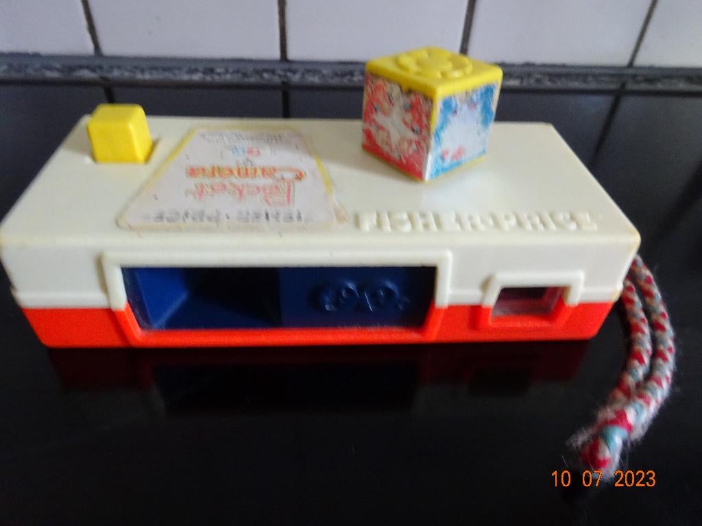 Vintage fisher price pocket camera 464 day at the zoo' 1974, Kinderen en Baby's, Ophalen of Verzenden