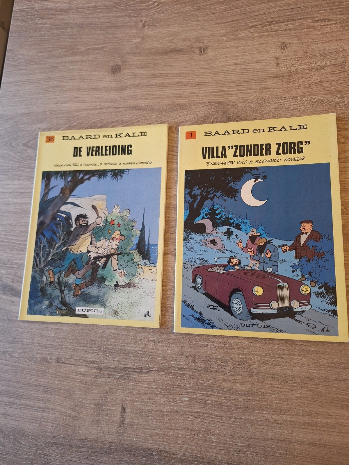 2 strips baard en kale, Ophalen of Verzenden