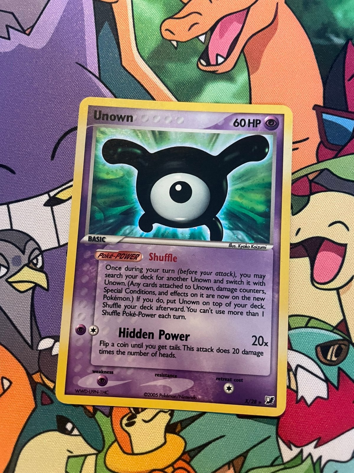 Unown X/28 | Ex Unseen Forces VINTAGE!, Enlèvement ou Envoi, Comme neuf