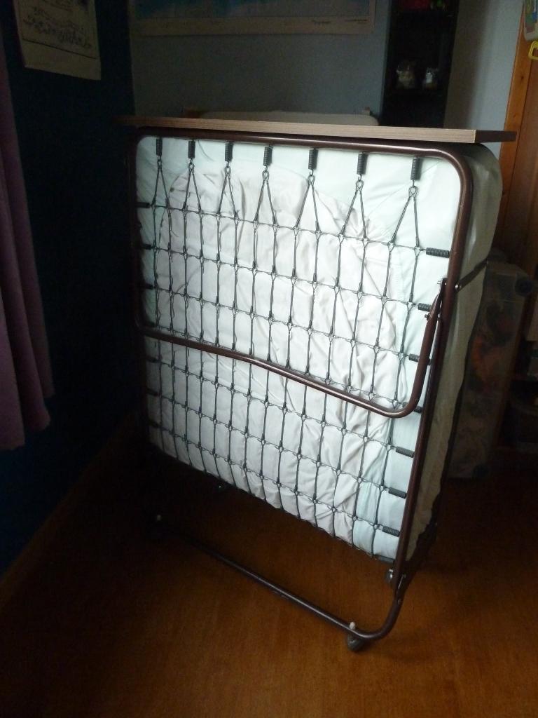 lit d'invité pliable, Maison & Meubles, Chambre à coucher | Lits, Utilisé, Une personne, 80 cm, 190 cm ou moins, Métal, Enlèvement