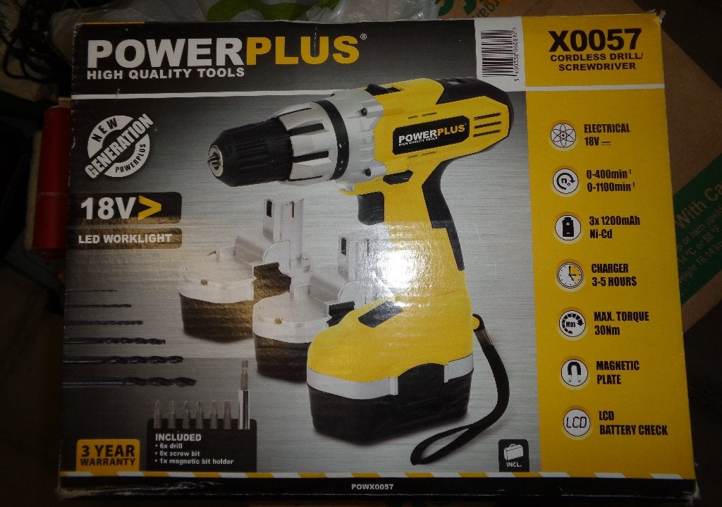 Boormachine Power Plus, Ophalen of Verzenden, Gebruikt, Boormachine