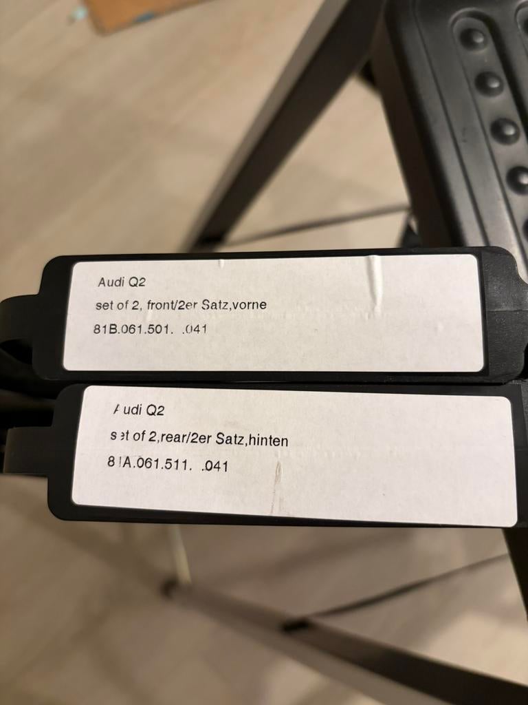 Audi Q2 Originele Rubbermatten, Auto diversen, Automatten, Gebruikt, Ophalen