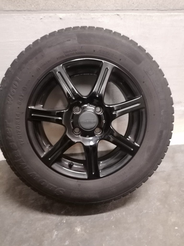 Winterbanden op alu velgen Opel Adam - Corsa, Ophalen, 14 inch, Gebruikt, 175 mm