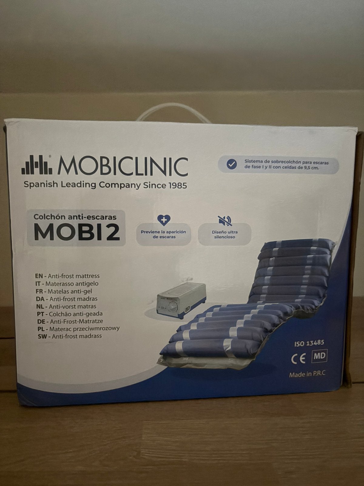 Mobiclinic anti-decubitus (anti-doorlig) matras, Ophalen, Eenpersoons, Blauw, Zo goed als nieuw