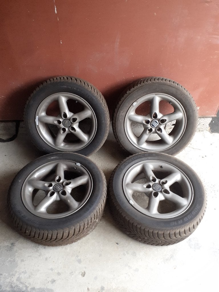 Alu velgen 16" Volvo S60/V70 met winter banden, Auto-onderdelen, Banden en Velgen, Ophalen, Gebruikt, Velg(en), 16 inch