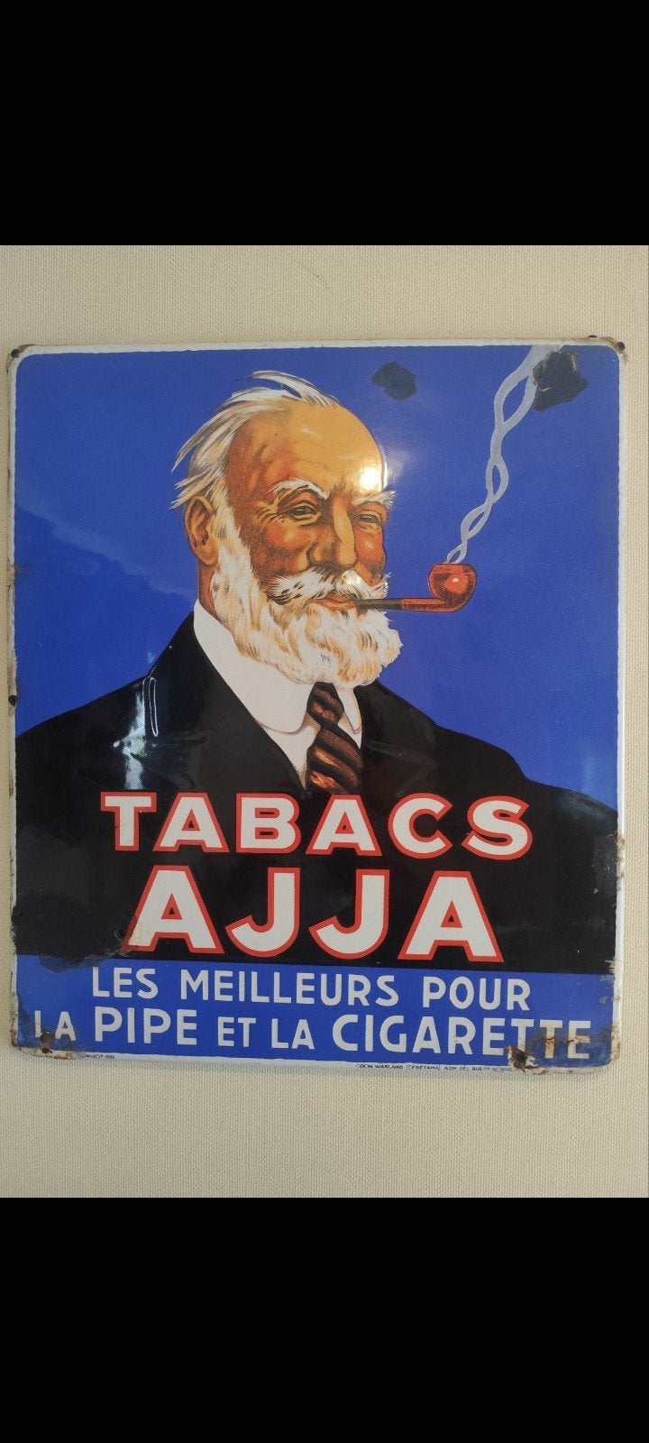 plaque émaillée Ajja 1935, Antiquités & Art, Enlèvement