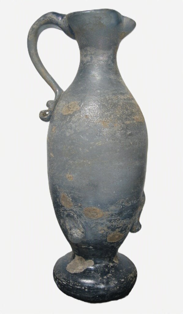 Vintage Japanse glazen kruik., Antiek en Kunst, Antiek | Glaswerk en Kristal, Ophalen