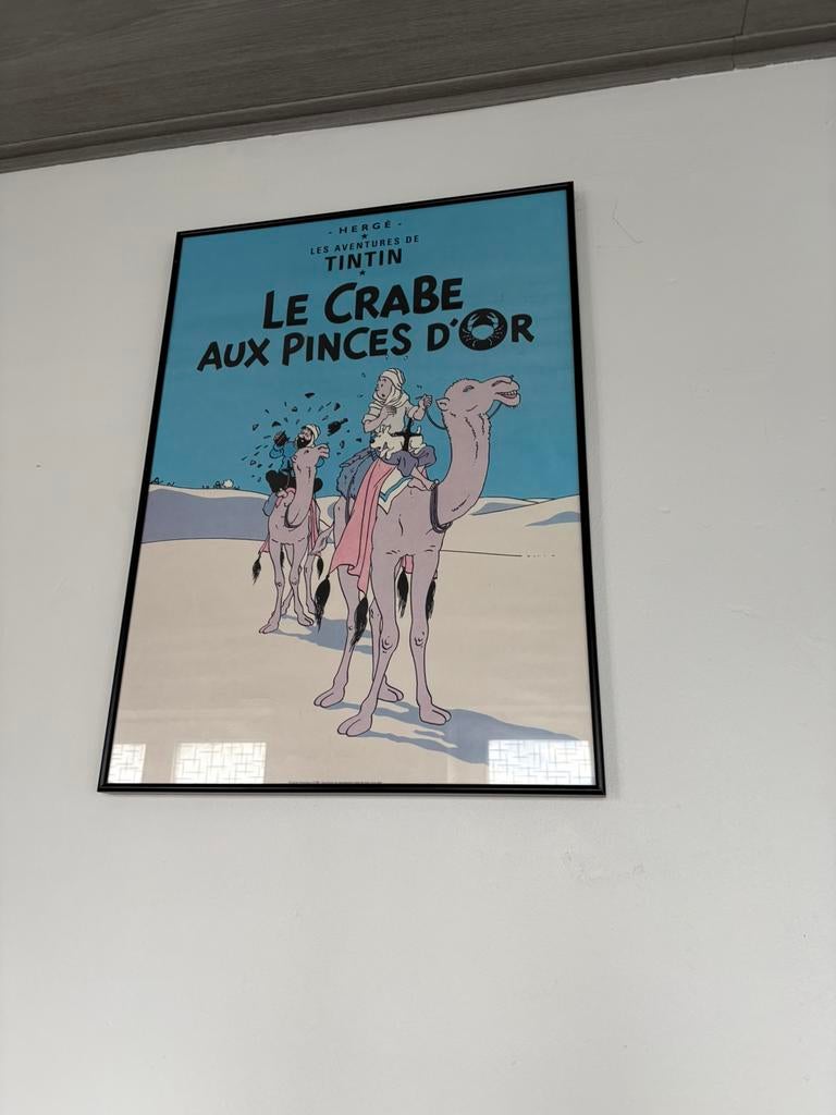 Affiche Tintin, Enlèvement