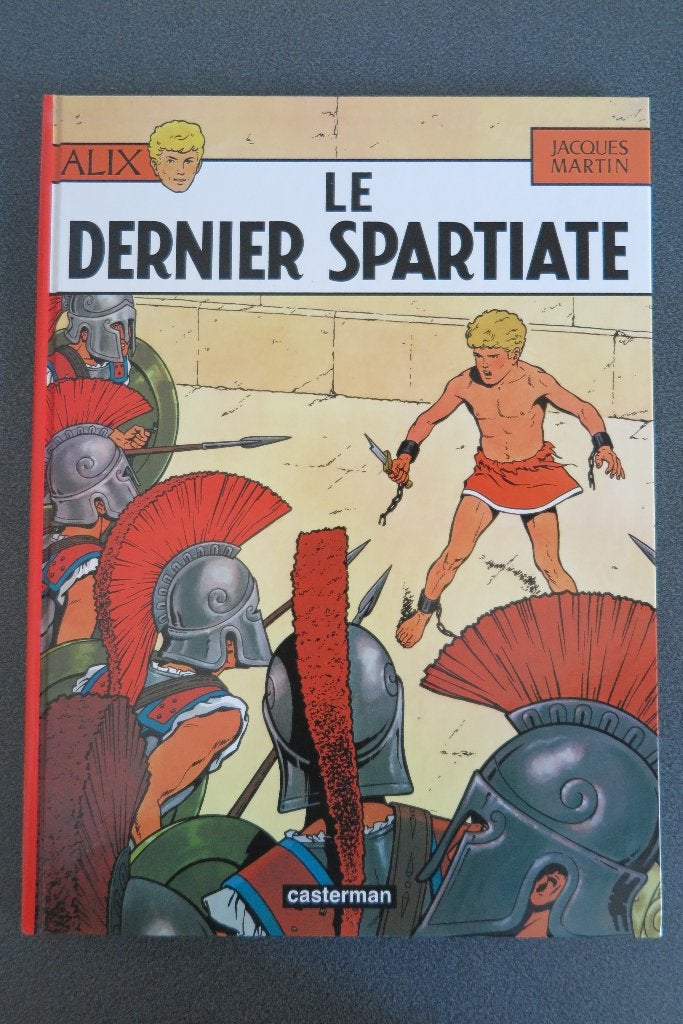 Les aventures d'Alix, tome 7 : Le dernier spartiate, Enlèvement ou Envoi, Une BD, Comme neuf, Jacques Martin