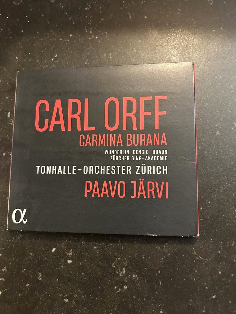 Carl Orff – Carmina Burana (2025) Paavo Järvi, Cd's en Dvd's, Ophalen of Verzenden, Zo goed als nieuw, Album