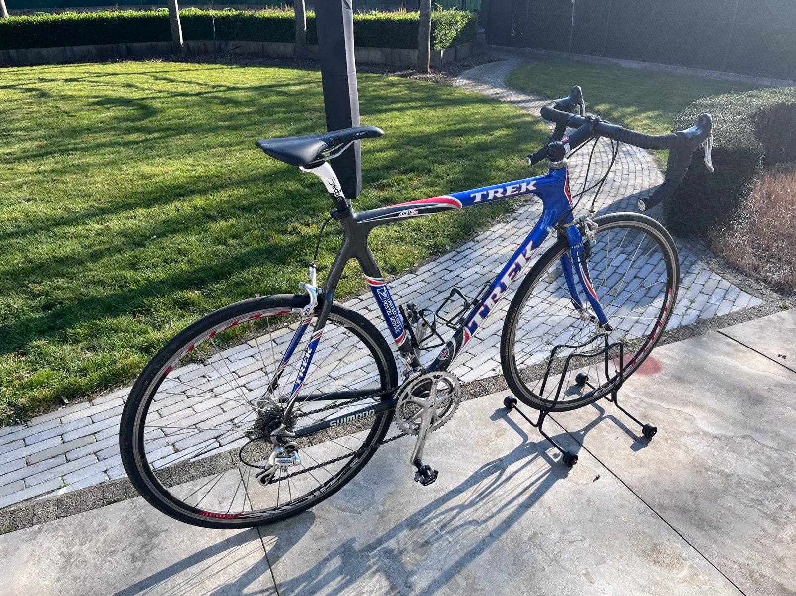 Carbon racefiets trek oclv120, Fietsen en Brommers, 28 inch, Gebruikt, Velgrem, Meer dan 20 versnellingen