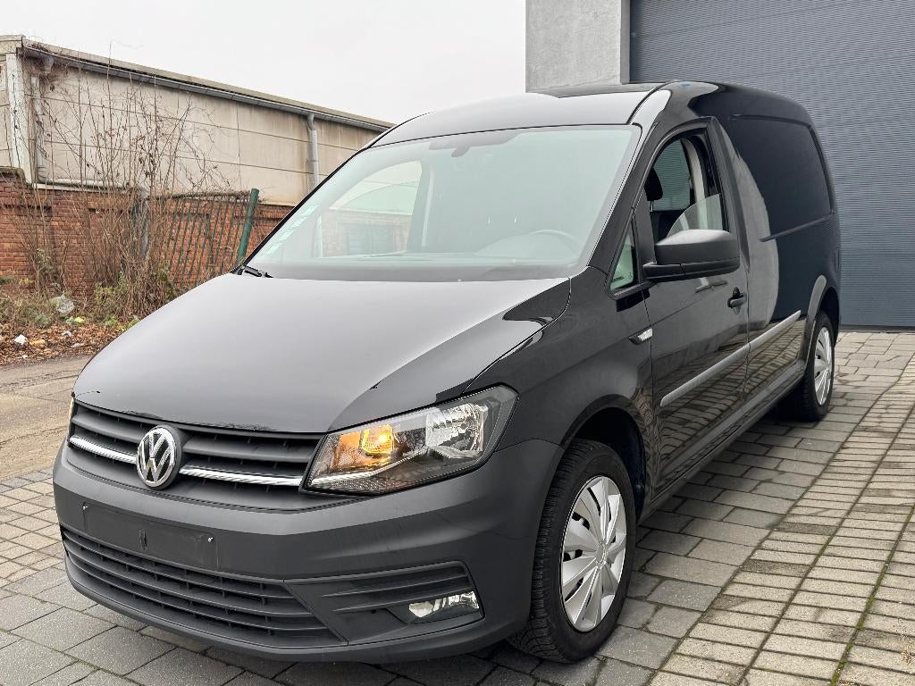 VW CADDY MAXI 1.4 TGI CNG+BENZINE 2020 LICHTE VRACHT 90000KM, Autos, Cuir, Euro 6, Entreprise, 2 places