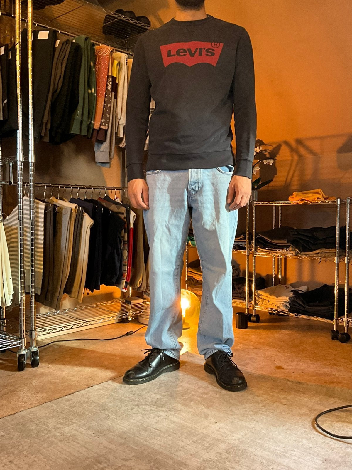 Levi’s sweater, Enlèvement ou Envoi, Comme neuf, Taille 52/54 (L), Noir