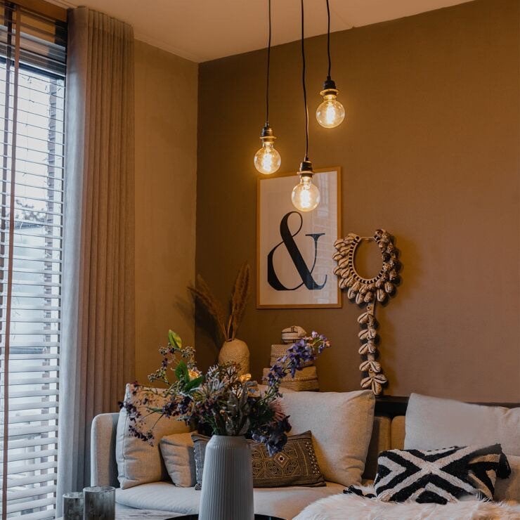NIEUW!!! – QAZQA Cava Luxe LED-hanglamp, Ophalen, Nieuw, 75 cm of meer
