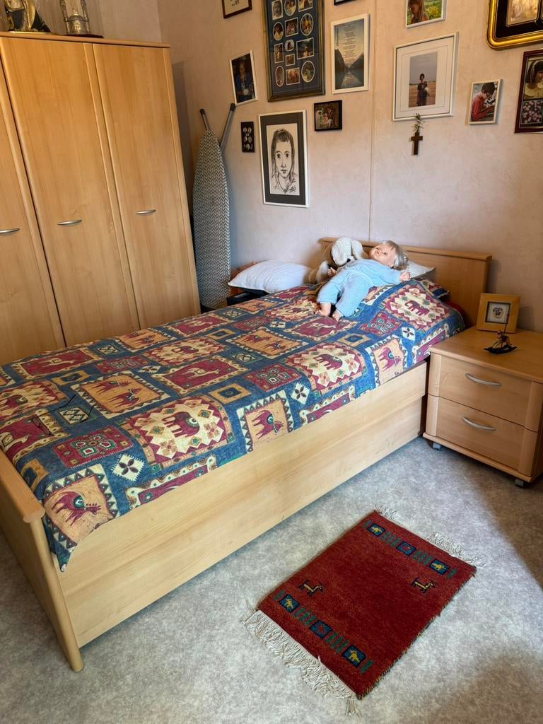 Slaapkamer 1 persoon, Huis en Inrichting, Slaapkamer | Complete slaapkamers, Ophalen, Zo goed als nieuw