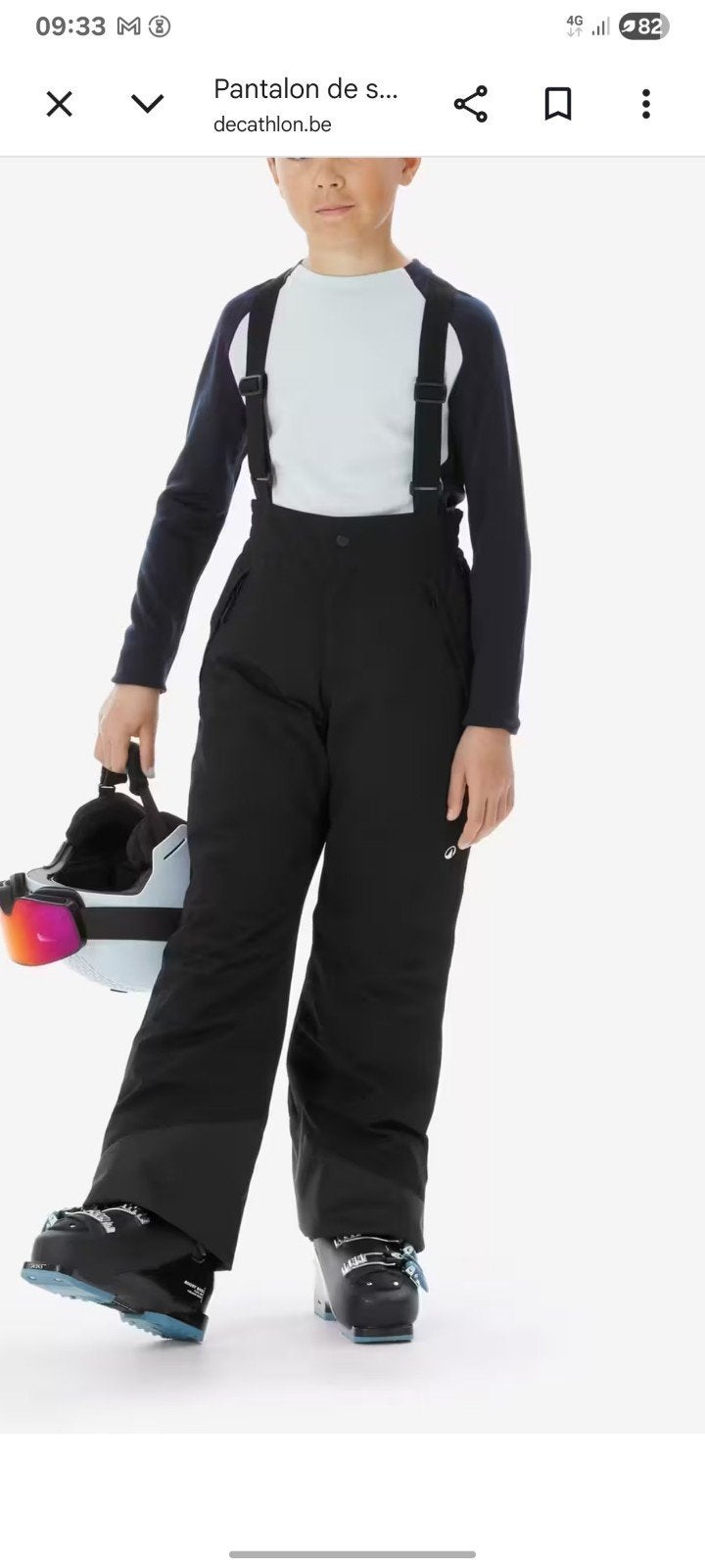 pantalon de ski, Enlèvement ou Envoi, Comme neuf, Ski, Vêtements
