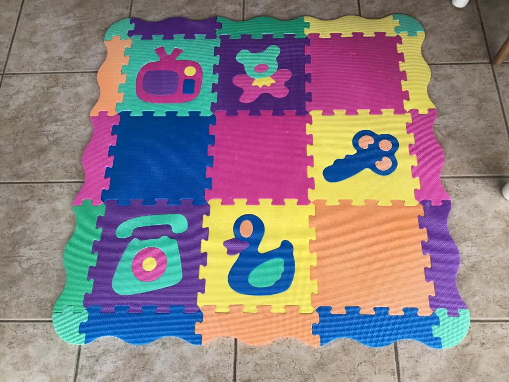 speelmat tegels, Kinderen en Baby's, Ophalen, Gebruikt