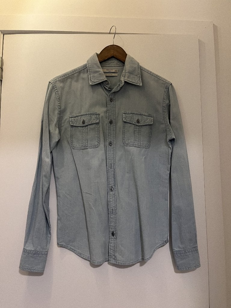 Supermooi Mango jeanshemd – maat XS, Ophalen of Verzenden