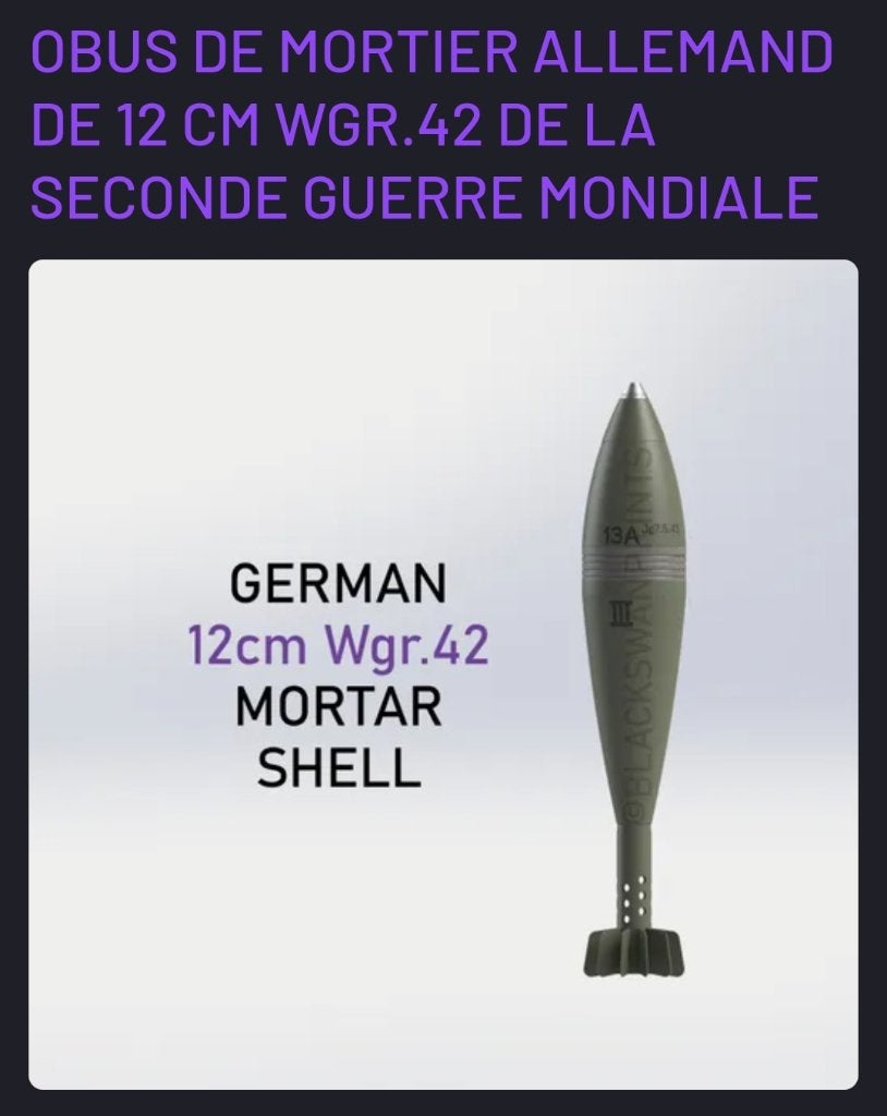Recherche 12cm wgr42, Enlèvement ou Envoi, Armée de terre, Autres types