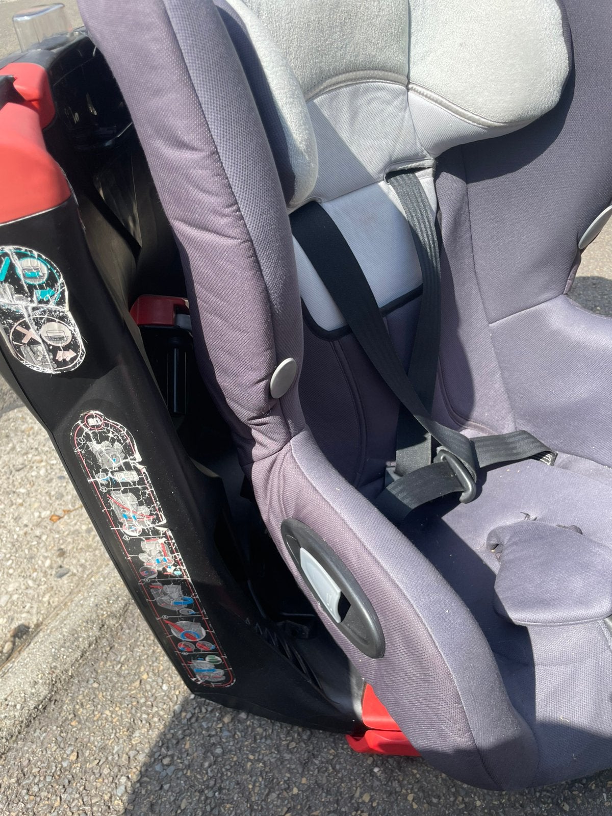 Siège auto enfant bbconfort pivotant, Enlèvement, Utilisé, Dossier réglable, Ceinture de sécurité ou Isofix
