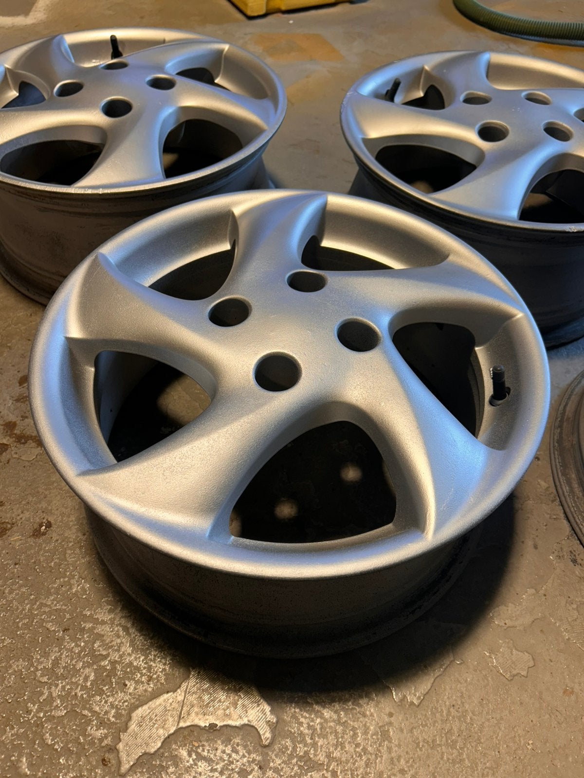 4 Peugeot 16 inch velgen, Ophalen, Gebruikt