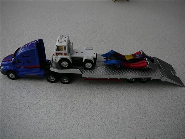 Mooie camion met aanhanger, Ophalen, Gebruikt