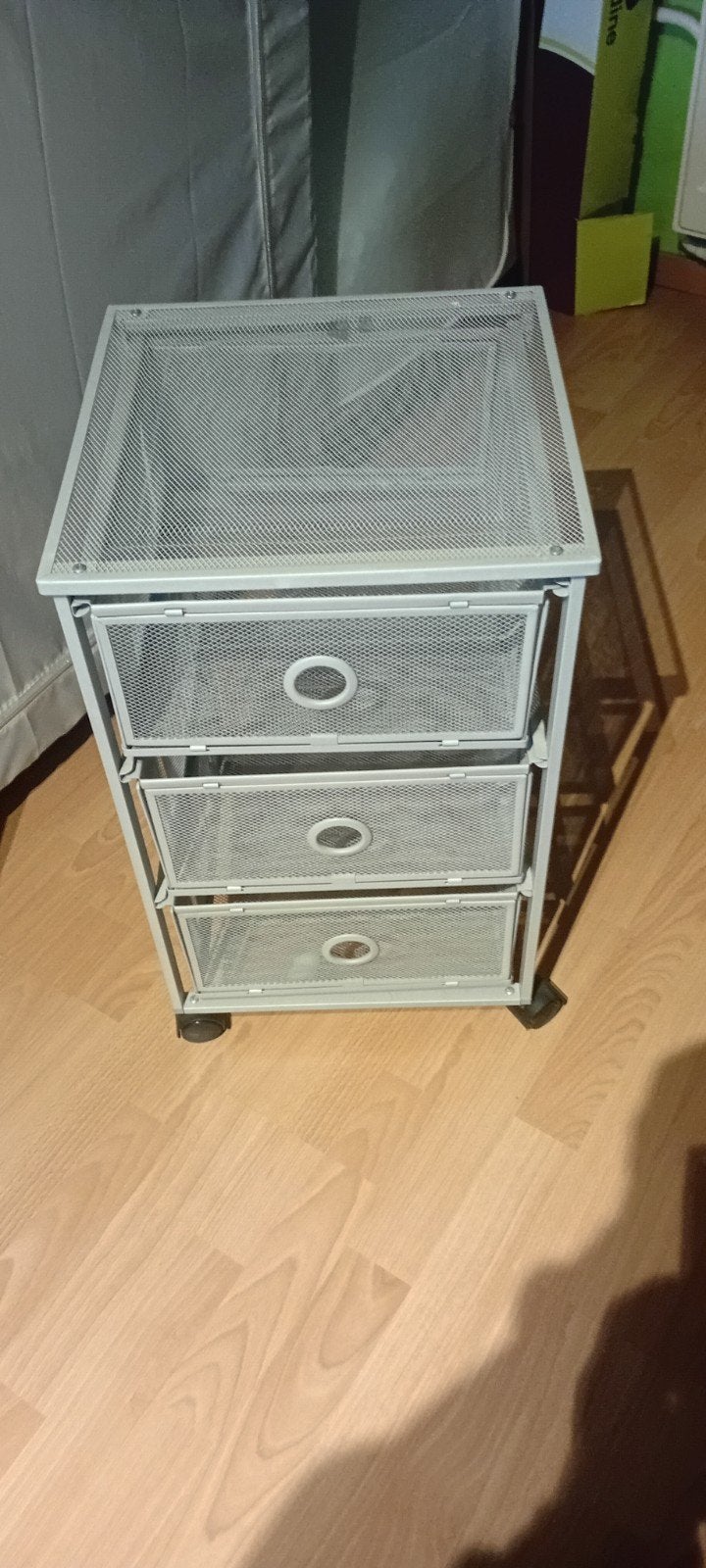 caisson de bureau 3 tiroirs, Maison & Meubles, Métal, Enlèvement, Utilisé, Gris