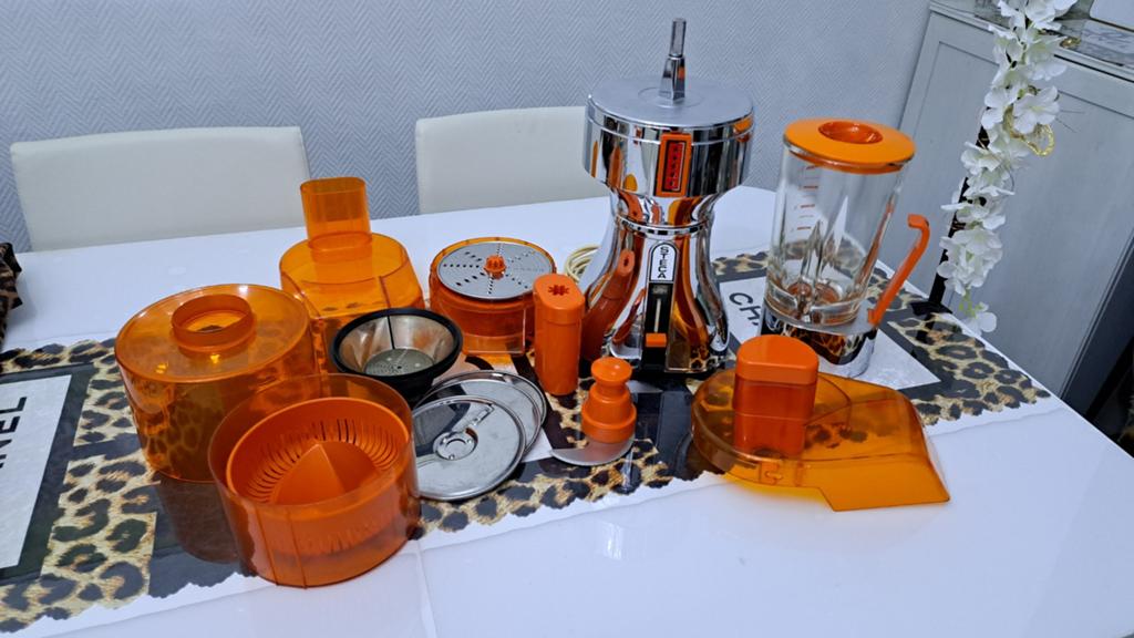 Steca robot blender hachoir presse fruits comme neuf rare, Enlèvement ou Envoi, Comme neuf