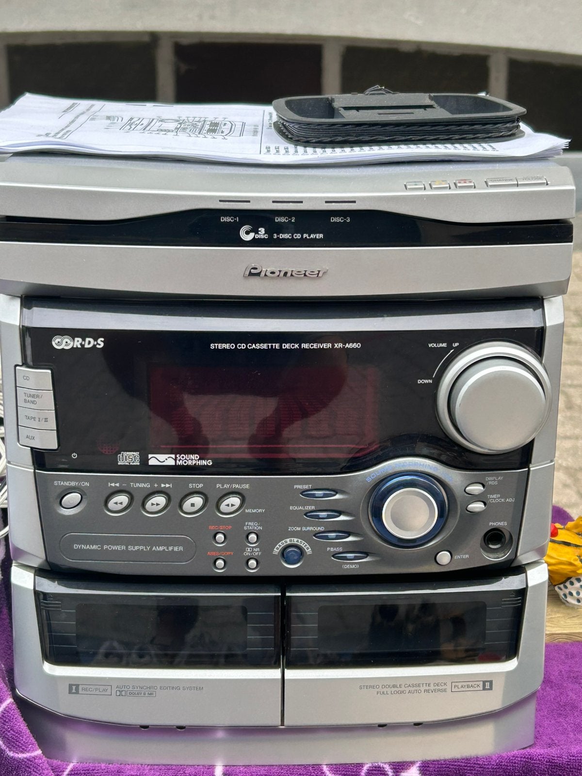 Chaine Hi Fi Pioneer XR-A770, Audio, Tv en Foto, Stereoketens, Ophalen, Cd-speler, Zo goed als nieuw, Pioneer