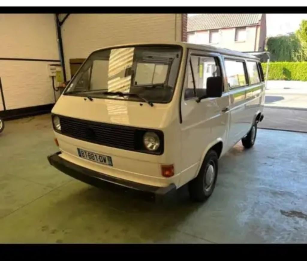 Vw t3, Auto's, Volkswagen, 0 kg, 0 cilinders, Wit, Leder
