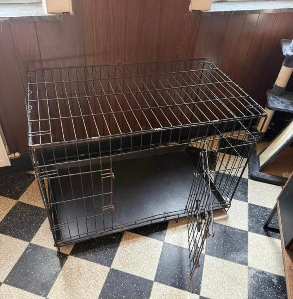 Hondenbench groot, Dieren en Toebehoren, Ophalen, Gebruikt, 65 tot 100 cm, Hondenhok