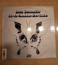 Iron Butterfly - in-a-gadda-da-vida LP, CD & DVD, Vinyles | Rock, Rock psychédélique, Enlèvement ou Envoi, Utilisé, Housse de protection extérieure