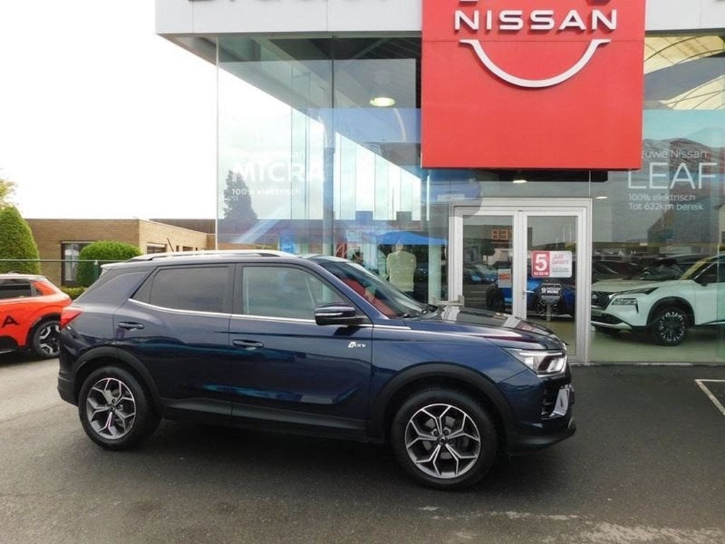 SsangYong Korando 1.5 T-GDI Onyx 2WD AUTOMAAT  28000 KM, Auto's, SsangYong, Automaat, USB, Blauw, 120 kW