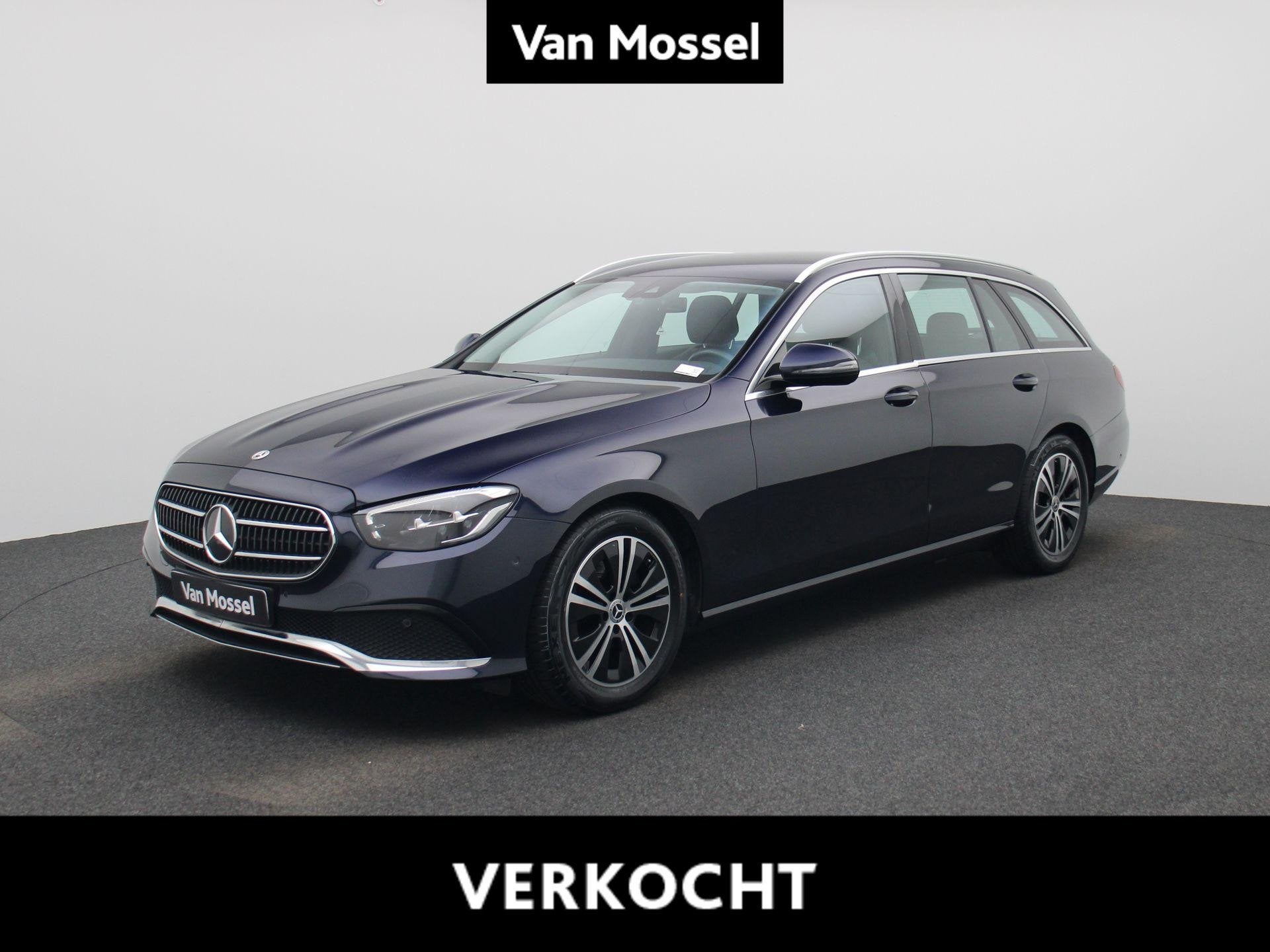 Mercedes-Benz E-Klasse Break E 200 d Luxury Line LEDER | LED, Auto's, Automaat, Gebruikt, Zwart, 4 cilinders