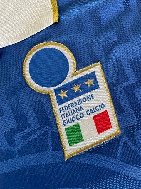 Voetbalshirt retro Italia 1996, Maat L, Ophalen of Verzenden, Gebruikt, Shirt