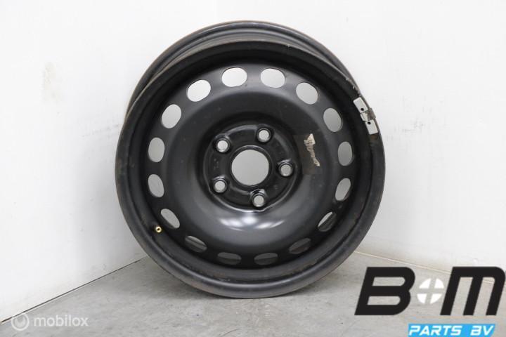 1 losse 15 inch stalen velg VW Caddy 2K 2K0601027B, Auto-onderdelen, Banden en Velgen, Gebruikt, Velg(en)
