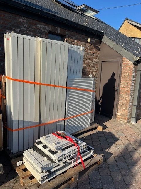 Lot de 11 radiateurs en bons états, Ophalen, Radiator, Zo goed als nieuw, 60 tot 150 cm