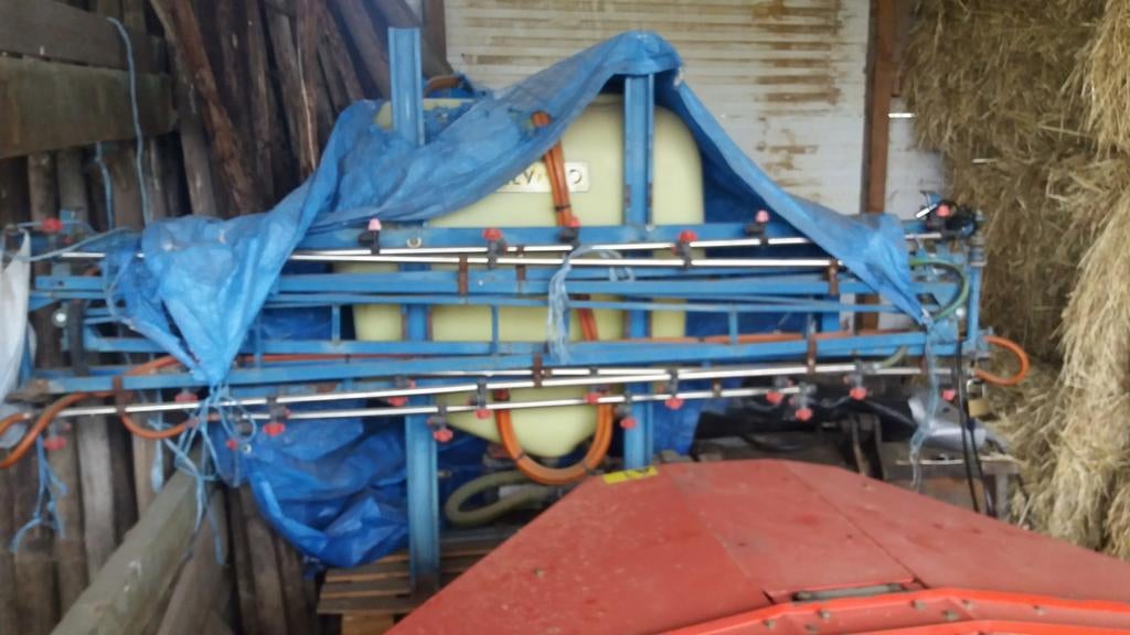 Delvano sproeier 400 liter, Ophalen