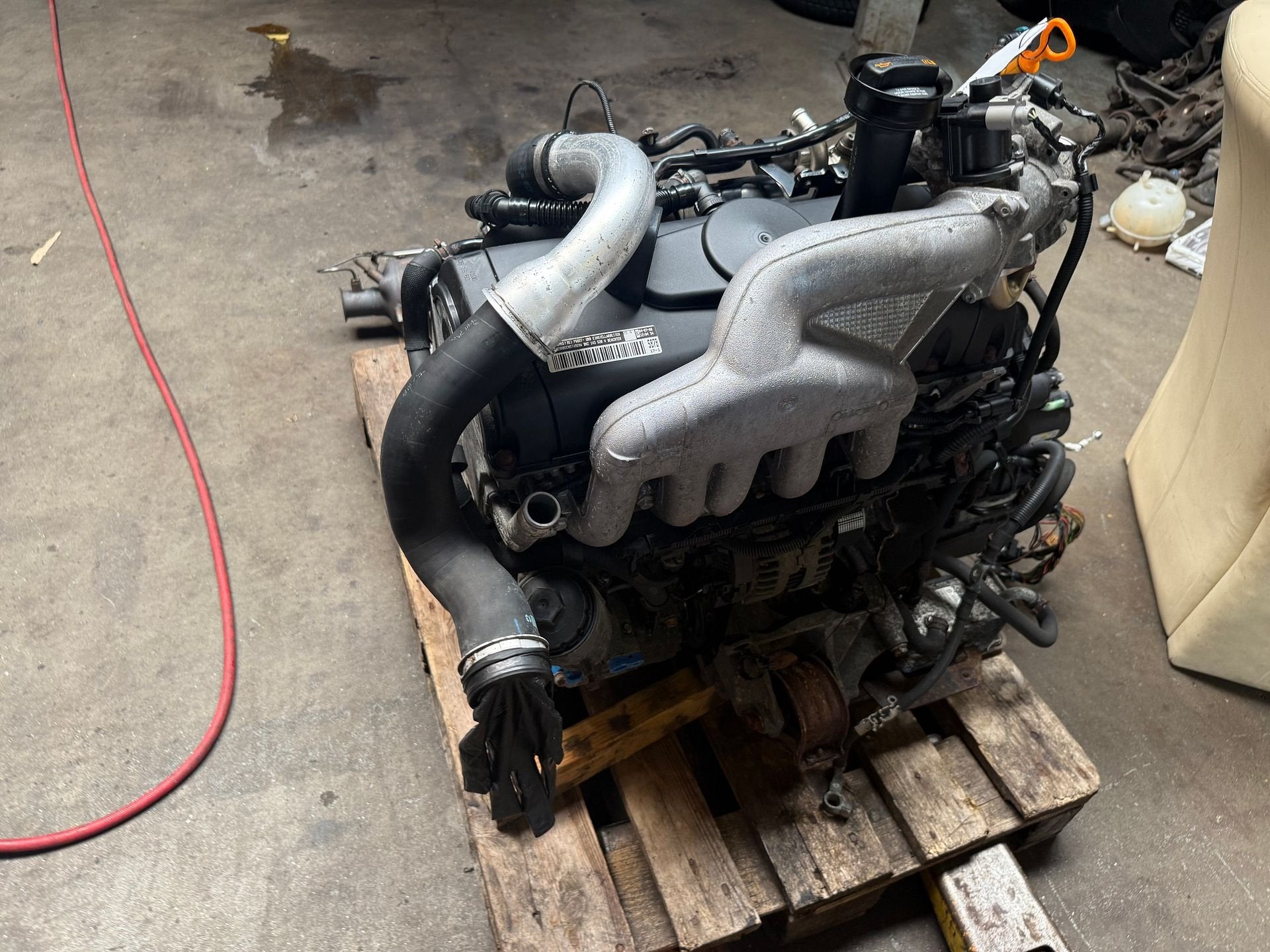 Volkswagen T5 2.5 BNZ Motorblok 235.000 NAP, Gebruikt, -, Volkswagen, Ophalen of Verzenden