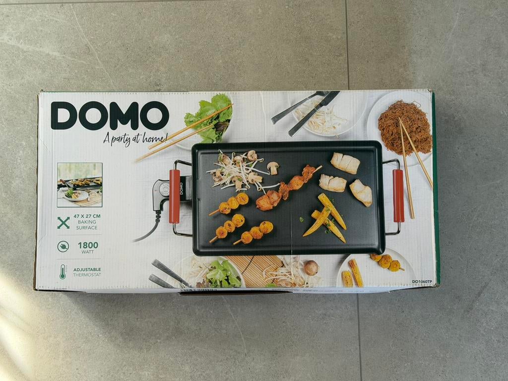 Domo D1060TP, Elektronische apparatuur, Kookplaten, Nieuw, Vrijstaand, Elektrisch, 3 kookzones of minder, Energieklasse A of zuiniger