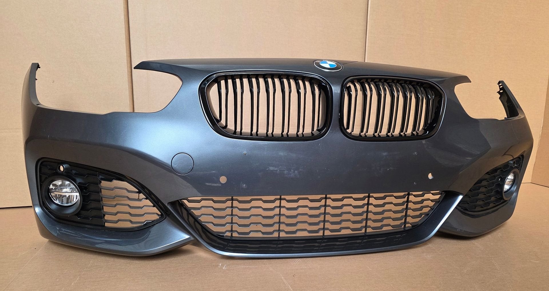 Voorbumper BMW 1 Serie F20 F21 LCI M Pakket 51118060283 PDC, Auto-onderdelen, Gebruikt, -, Voor, Ophalen of Verzenden