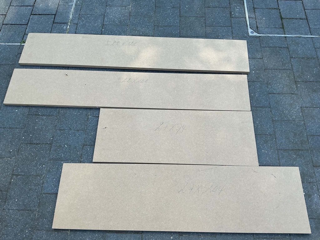 Planches de MDF à vendre en lot, Enlèvement, Neuf