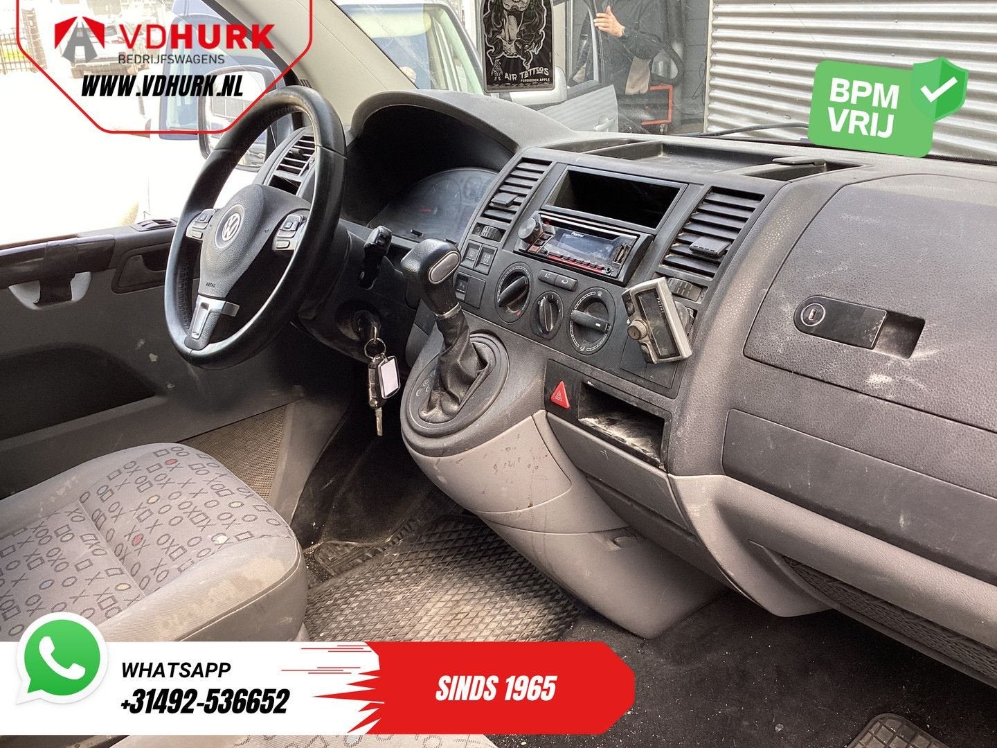 Volkswagen Transporter 2.5 TDI 131 pk DSG Aut. L2 EXPORT 2.5, Automaat, Parkeersensor, Bedrijf, Diesel